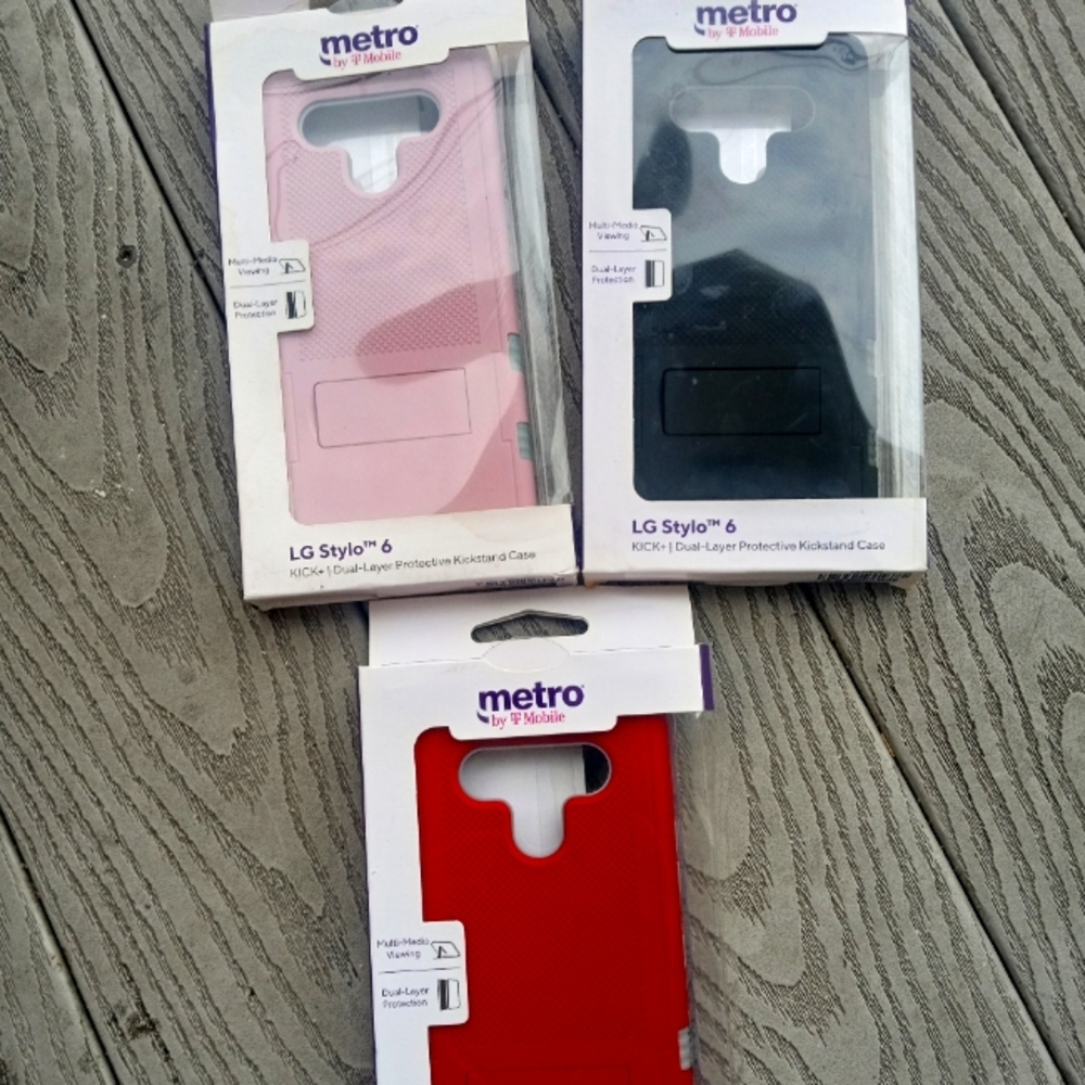 Metro LG Stylo 6 bundle of 3